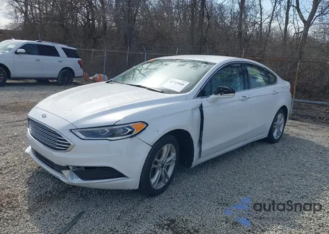 2018 Ford Fusion Se z USA, uszkodzony, nr VIN 3FA6P0HD5JR117349